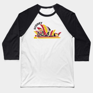 Sydney Opera House Baseball T-Shirt